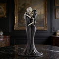 Skeleton couple statue, Halloween resin ornament, suitable for indoor home decoration, mysterious and dark atmosphere sculpture