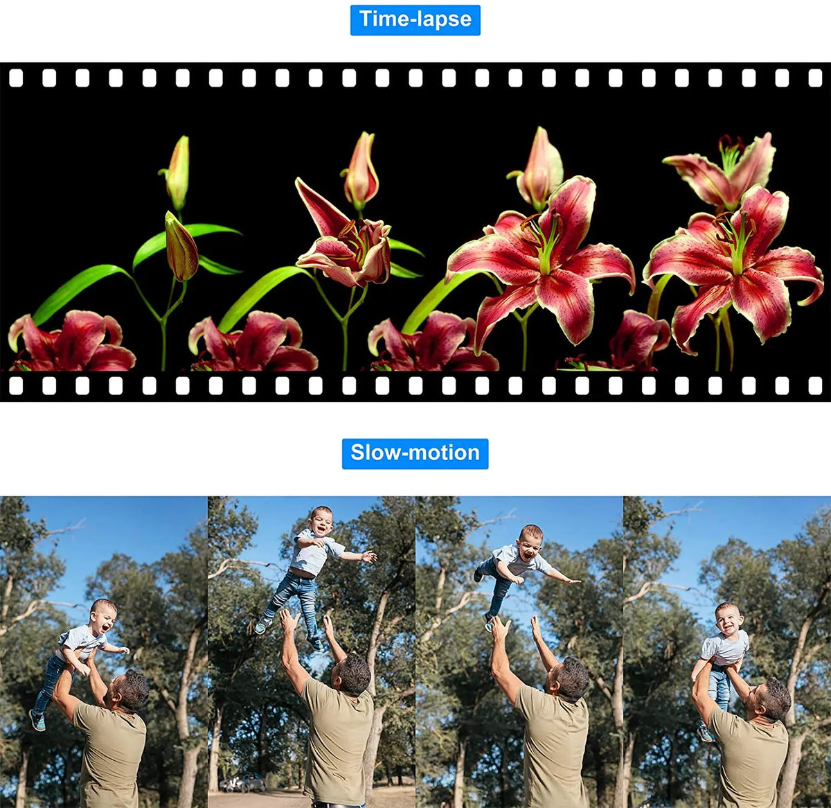 48MP 4K Video Camera 16X Zoom 3.0" Camcorder with Microphone Vlogging Touch Screen IR Night Vision Wi-Fi Vlog Cameras Web