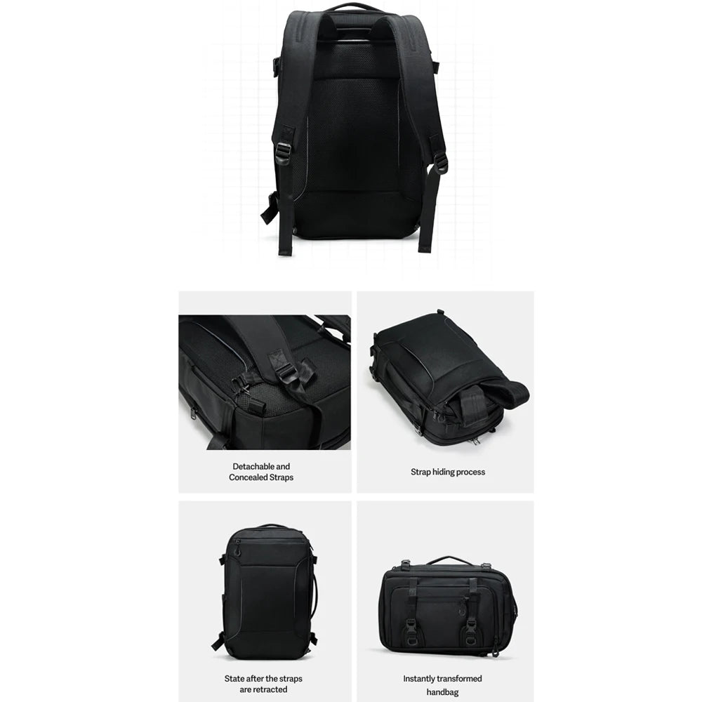 NINGKIN Travel Backpack Vacuum Compression 40L Laptop Backpack Business Large Capacity School Backpack Expanded Hiking Backpack