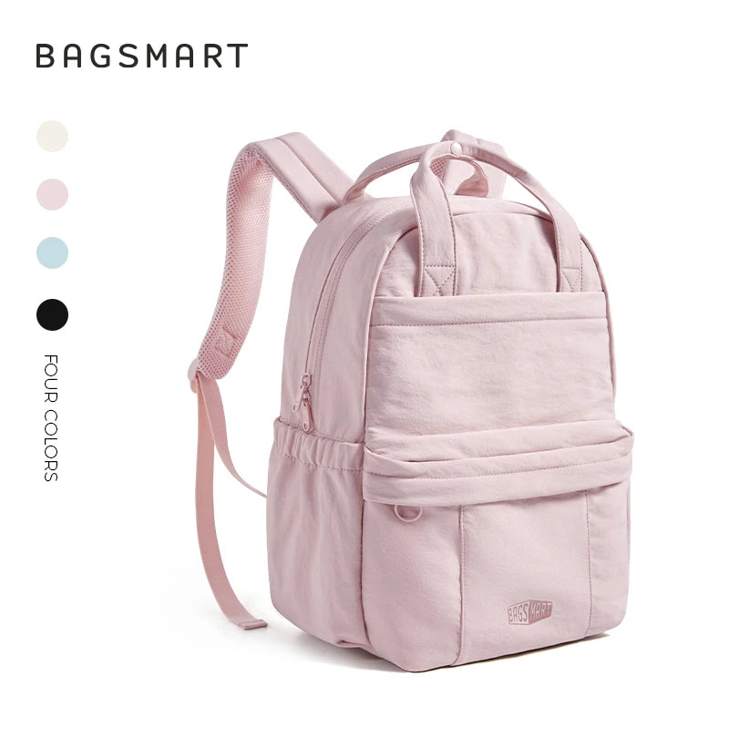 BAGSMART Women's Backpack Large Capacity Laptop Travel Outdoor Carry on Luggage Bag Lightweight School Backpacks for Girl