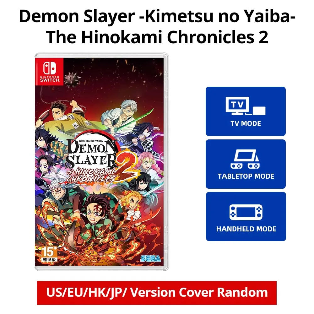 Nintendo Switch Game Deals - Demon Slayer -Kimetsu no Yaiba- The Hinokami Chronicle 2- Original Physical Game Card for switch