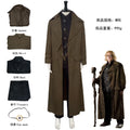 Alastor Moody Mad-Eye Cosplay Costume Brow Trench Coat Black Vest Pant Halloween Fancy role Play Suit set