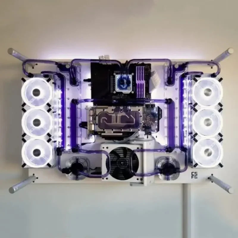 I9-14900KS/RTX 4090 split water-cooled gaming computer console