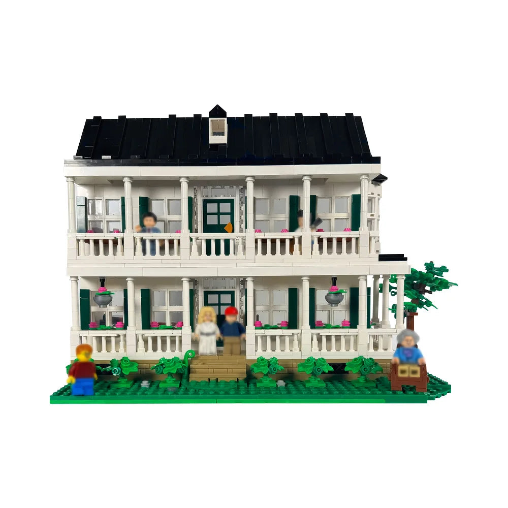 MOC 90s Movie Forrest Home Building Blocks Run Forrest Run Gump Wedding Boarding House Architecture Bricks Toy Adult Gift