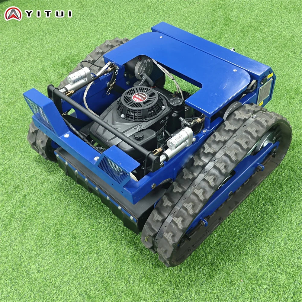 Factory Direct Supply 800kg Crawler Lawn Mower Heavy‑duty Remote Control Grass Cutter Support Customized Cutting Width