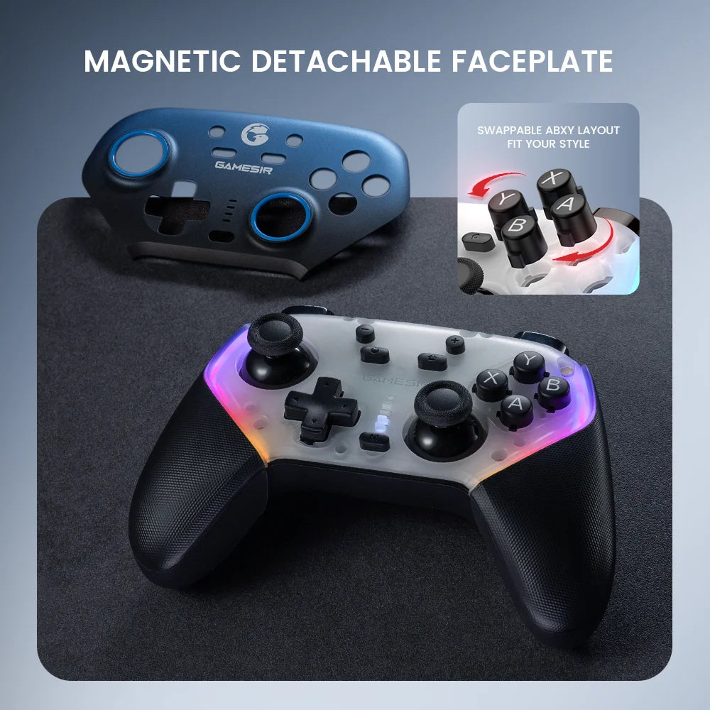 Gamesir Super Nova T4N Nova Pro Wireless Controller Bluetooth Gamepad Hall Effect Joysticks for PC Nintendo Switch Android iOS