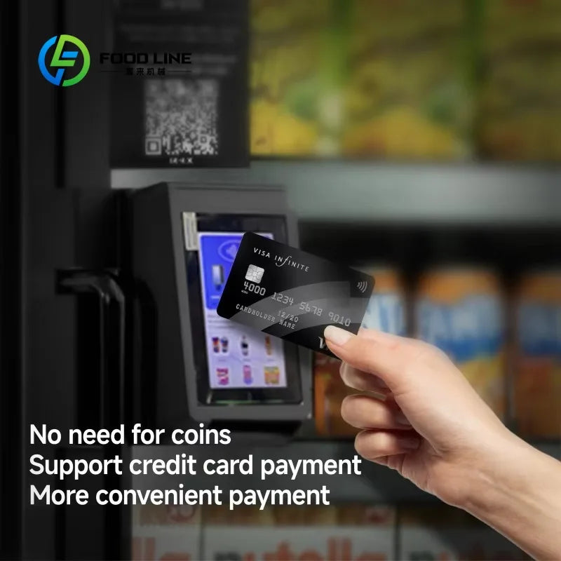 Vending Machines Automatic Dealers Combination Beverage Cans Drinks and Snacks Vending Machines