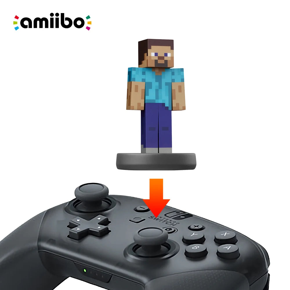 Nintendo Amiibo Figure - Steve - Alex- for Nintendo Switch OLED Lite Game Interaction Model