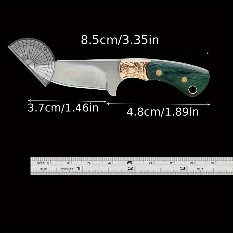 1PC Outdoor Creative Knife Fun Knife Men's Button Knife Outdoor Peeling Knife Household Box Opening Knife Small Knife Gift Knife