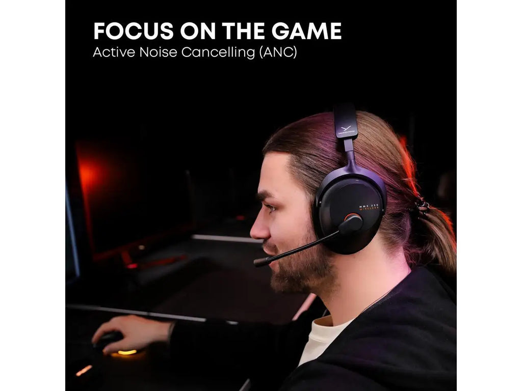 Beyerdynamic MMX 230 Wireless Gaming Headset in Black with Active Noise Cancellation, Low-latency dongle, 60-hour battery life with replaceable battery