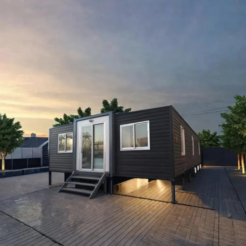 Easily Assembled Container House 20ft Mobile Container Home Villa Contemporary Coastal Rural Self-Built Container House for US