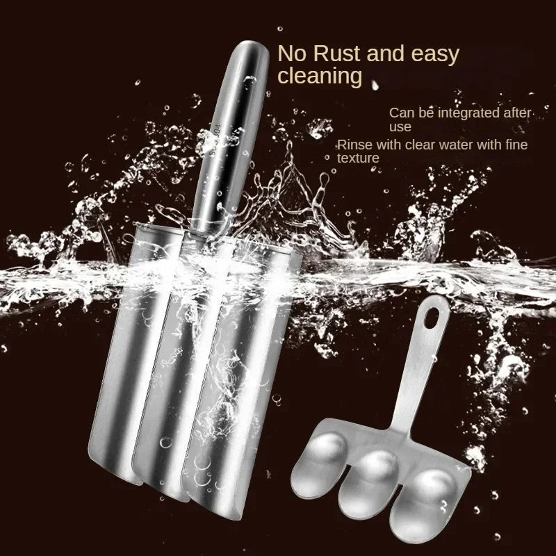 Easy-Release Non-Stick Meatball Maker Set - Manual Meatball Spoon for Effortless Fish Balls-Ideal Kitchen Tool for Home Cooking