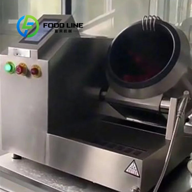 Commercial Cooking Robot Automatic Kitchen Machine for Restaurant Catering Efficient Electric Smart Cooker Stainless Steel