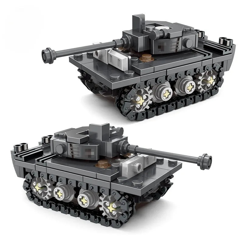 This Heavy-tank Assembly Kit for War Scenarios Is Ideal for Children's DIY Military Models and Serves As An Educational Toy Gift