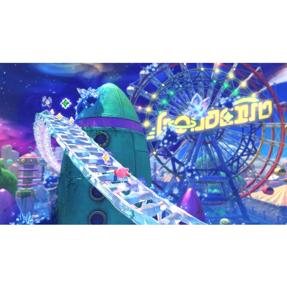 Nintendo Switch 2 Game  -Kirby and the Forgotten Land  + Star-Crossed Worldr - NS2 Switch Game Card