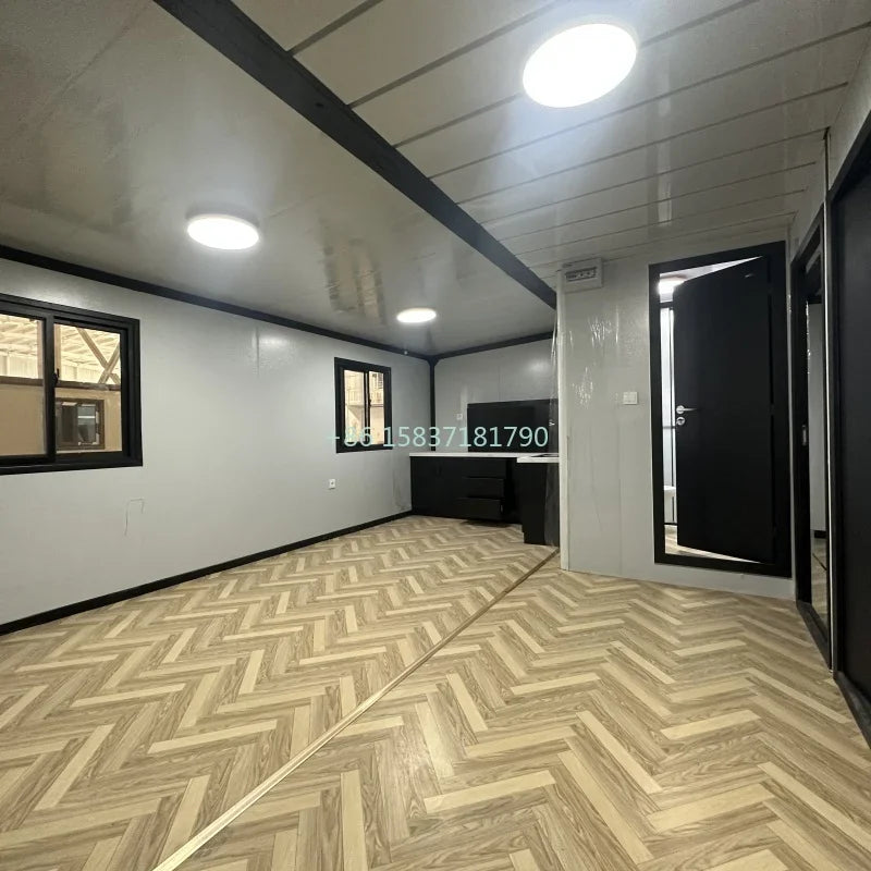 2 Bedroom Container House Luxury Predfabricated Container Homes 20ft 40ft Expandable Container House with Bathroom Garden Room