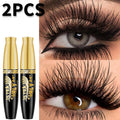 2PC Mascara Eyelashes Lengthening Black Lash Eyelash Extension Eye Lashes Brush Makeup Gifts Long-wearing Mascara Cosmetic for Women Gifts