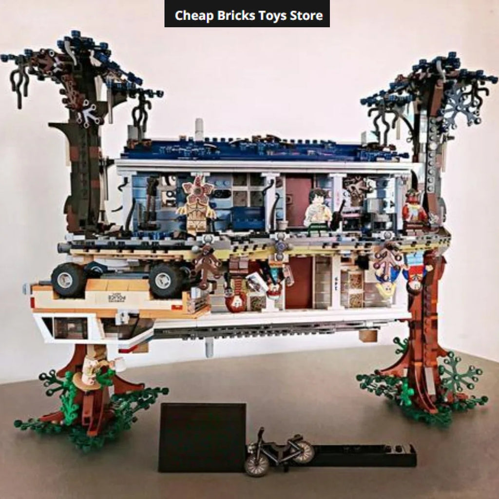 Upside Down House Bricks Building Blocks Compatible 2287pcs Reversible Dual Scene Building Model Christmas Gifts for Adults Toys