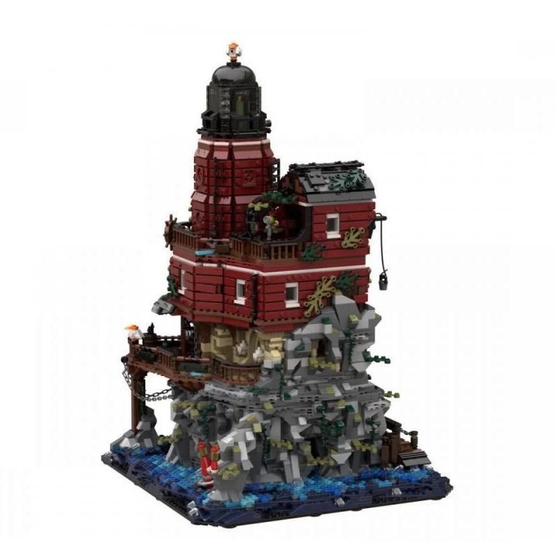 NEW City Hot Selling Street View Moc Lighthouse Astronomer Planetarium model DIY creative ideas Child Toy Assembly Puzzle Gift