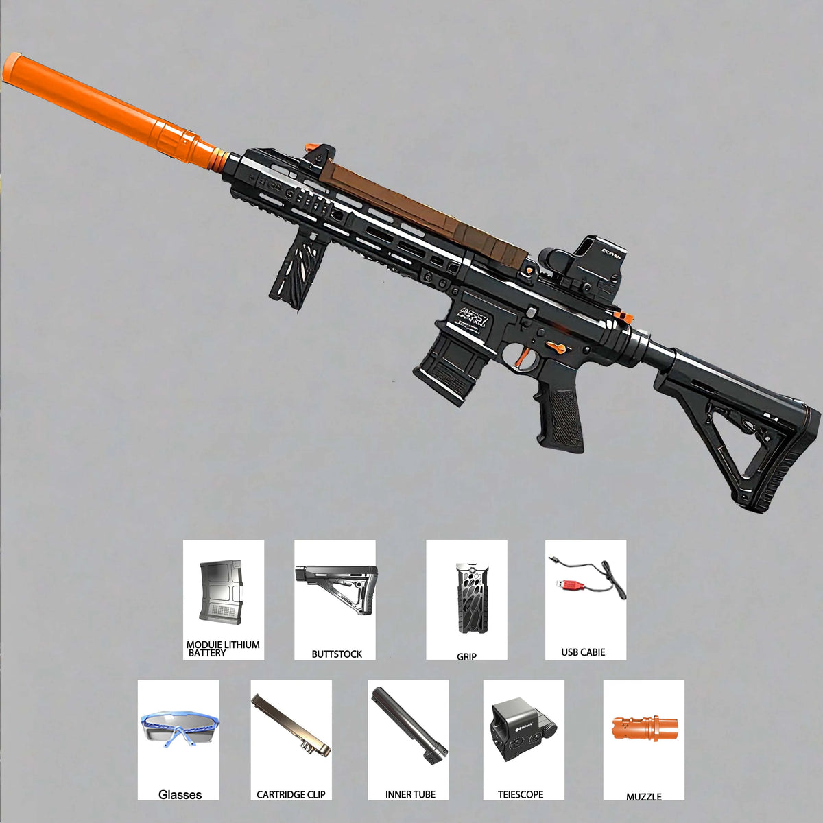 AR57 for Outdoor Activities Game Party.2MODE:Hand Movement And Electric Full Auto
