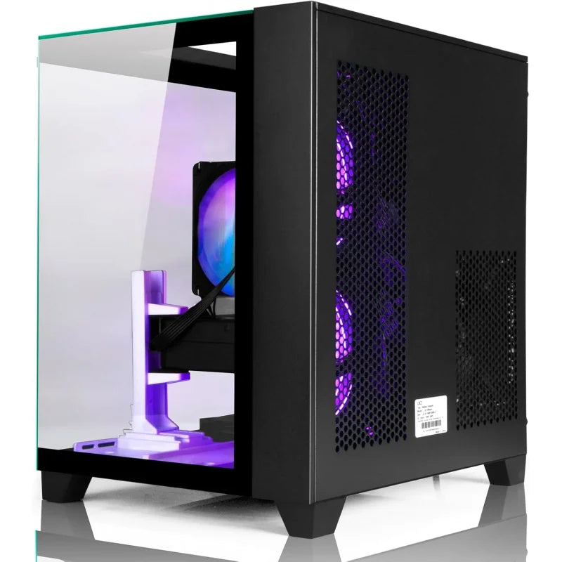 PC Desktop Ryzen 5 | 16GB DDR3 RAM | GeForce RTX 1060 8GB | High-Performance Gaming & Design Computer, Black PC Gaming