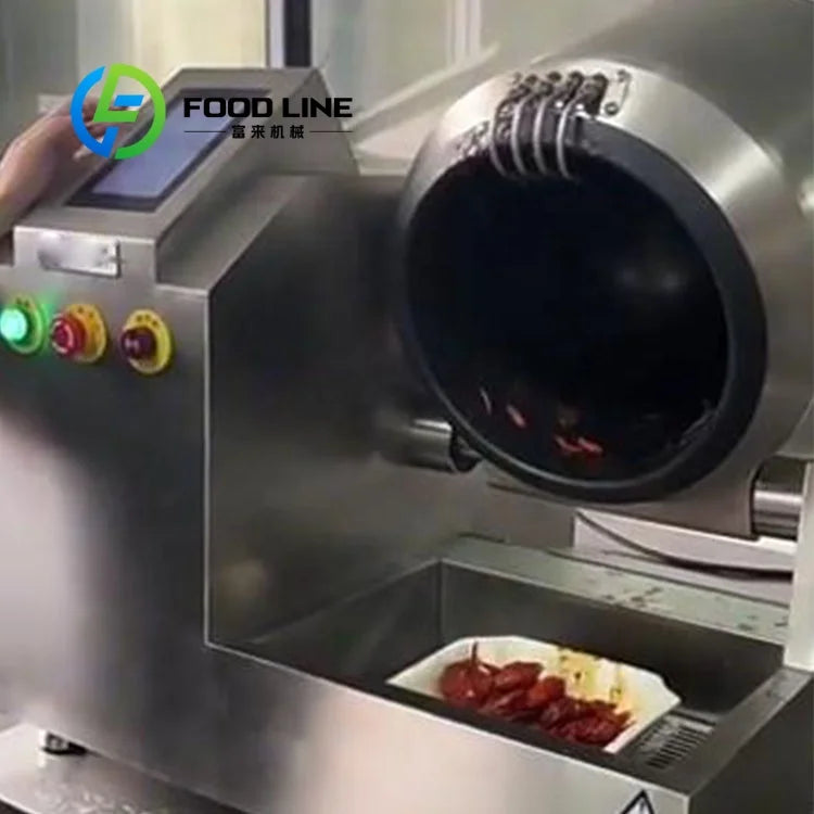 Commercial Cooking Robot Automatic Kitchen Machine for Restaurant Catering Efficient Electric Smart Cooker Stainless Steel