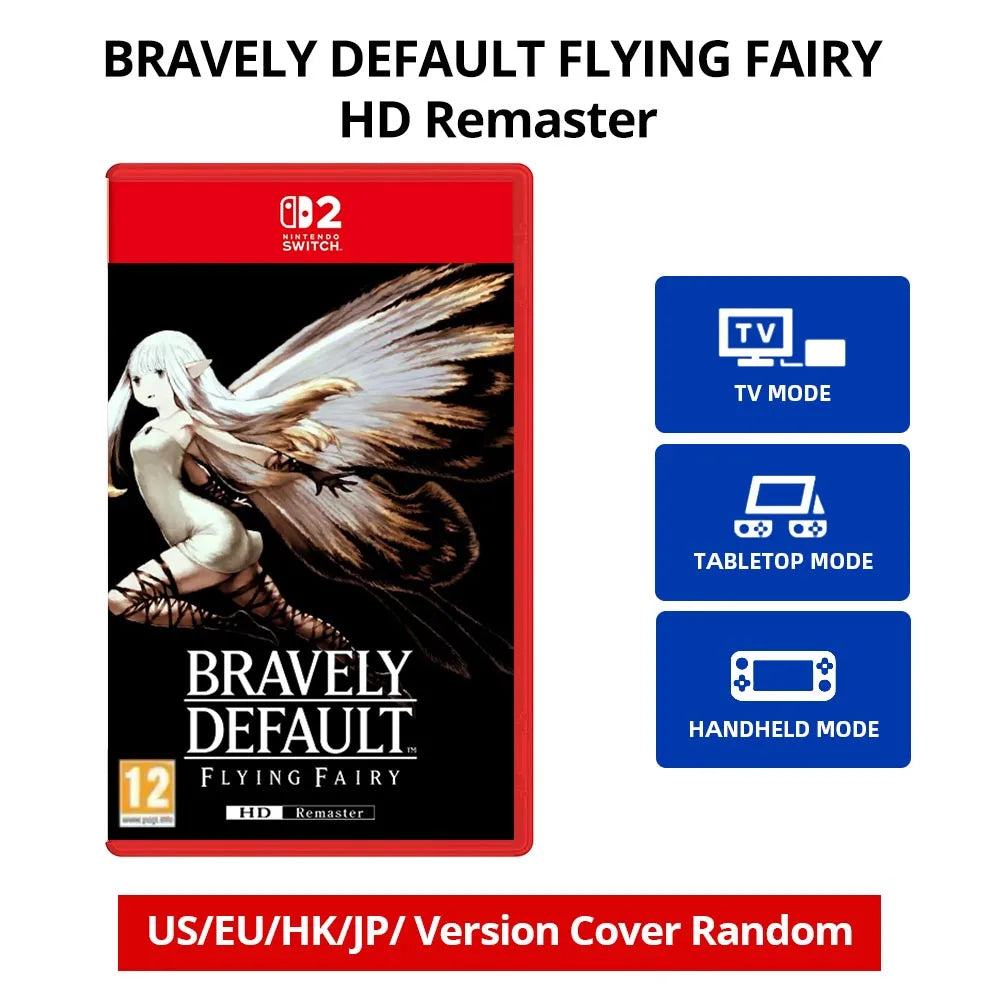 Nintendo Switch 2 Game  - BRAVELY DEFAULT FLYING FAIRY HD Remaster-  Nintendo Physical Game Card for Switch 2