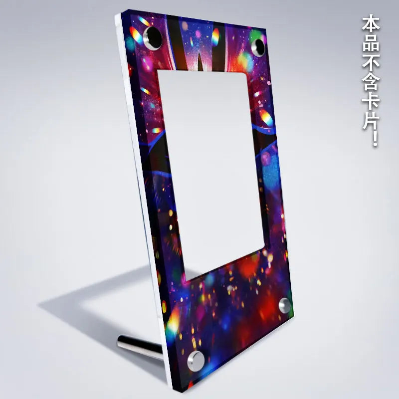 Pkm 30Th Anniversary Collection Card Storage Box Display Rack Acrylic Psa Display Case for Mega Dragalge Floette Xerneas Tcg