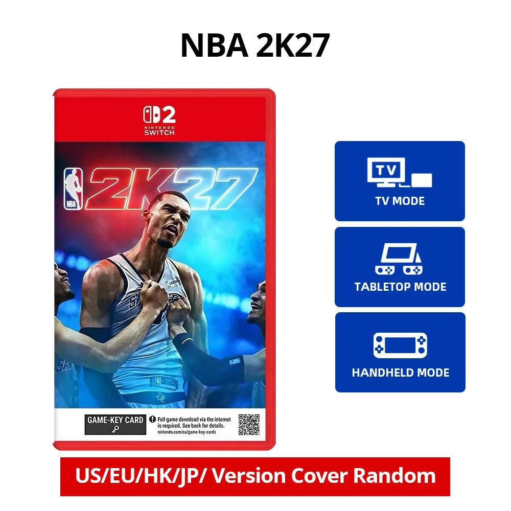 Nintendo Switch 2 Game -NBA 2K27 - Games Physical Cartridge for Nintendo Switch OLED Lite