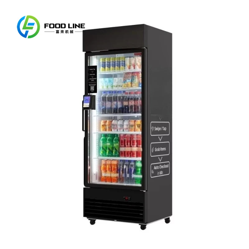 Vending Machines Automatic Dealers Combination Beverage Cans Drinks and Snacks Vending Machines