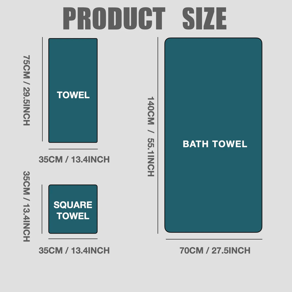 8-Piece Premium Bath Towel Set - Hotel Collection with Plush, Absorbent & Fast-Drying Towels, Bathroom Essentials for Luxury Hom
