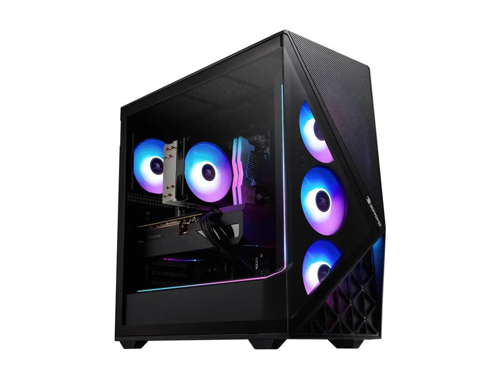 iBUYPOWER Slate Gaming PC Desktop - Intel Core i9 14900F, NVIDIA GeForce RTX 5070 12GB, 32GB DDR5 RGB RAM, 1TB NVMe SSD