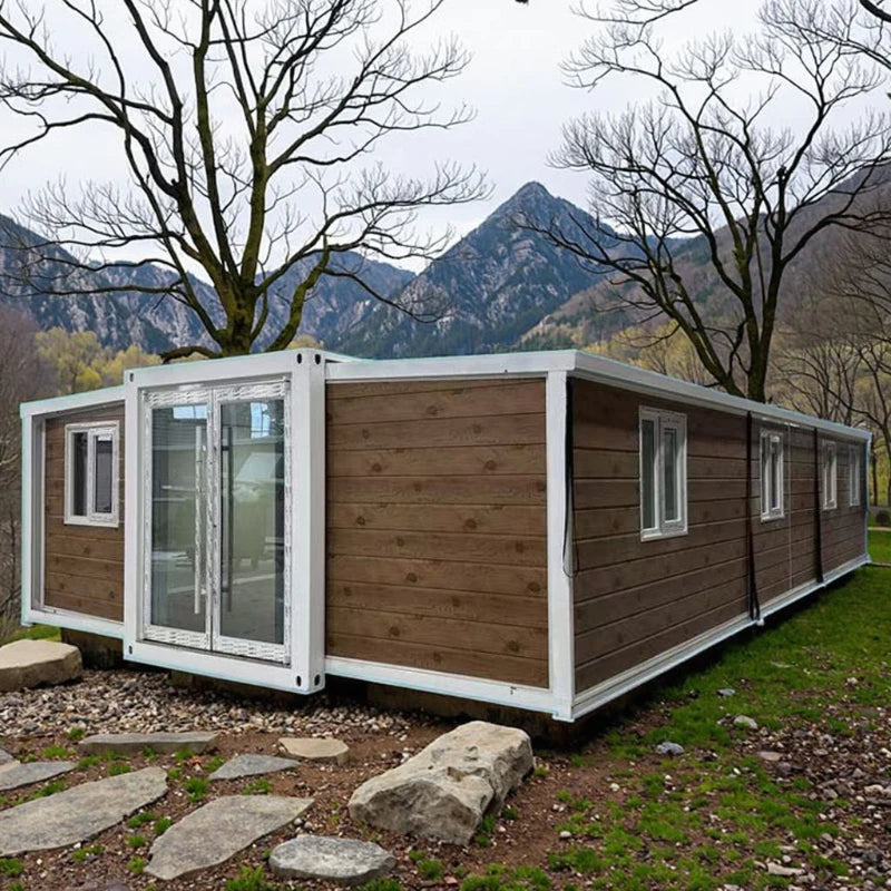 Prefabricated Container House 36㎡ Modern Portable Folding Tiny Home 2/3 Bedroom Modular Luxury Expandable Container House for US