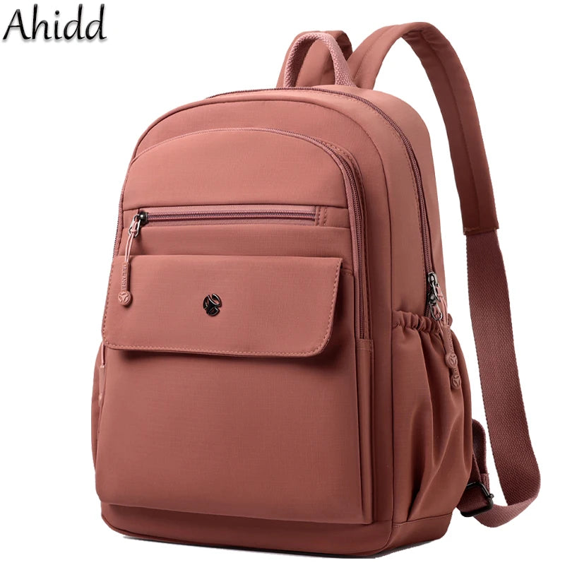 Waterproof Nylon Daypack Women Laptop Backpacks Multipocket Schoolbag for Teenage Girls Large Capacity Outdoor Travel Rucksack