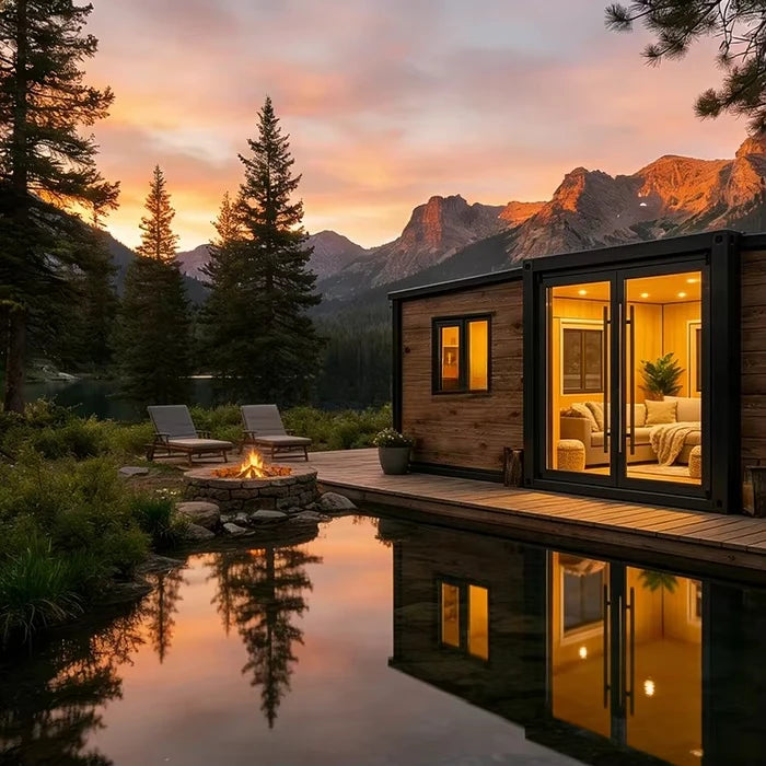 Customized Modern Prefab Modular House For Suburban Living | Small, Contemporary Prefabricated Home With Full Amenities