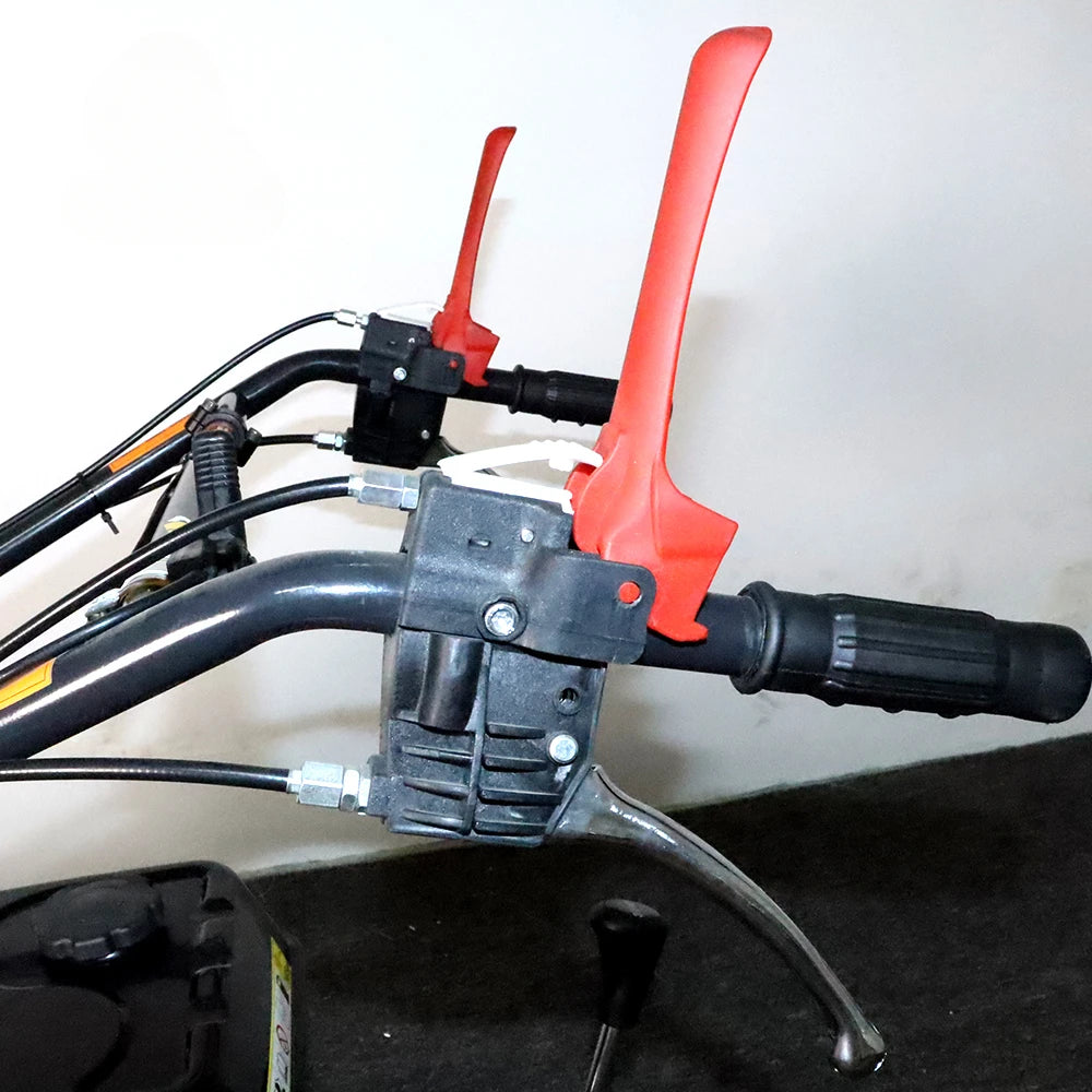Automatic front and rear wheel lawn mowers commonly used in landscaping and greening