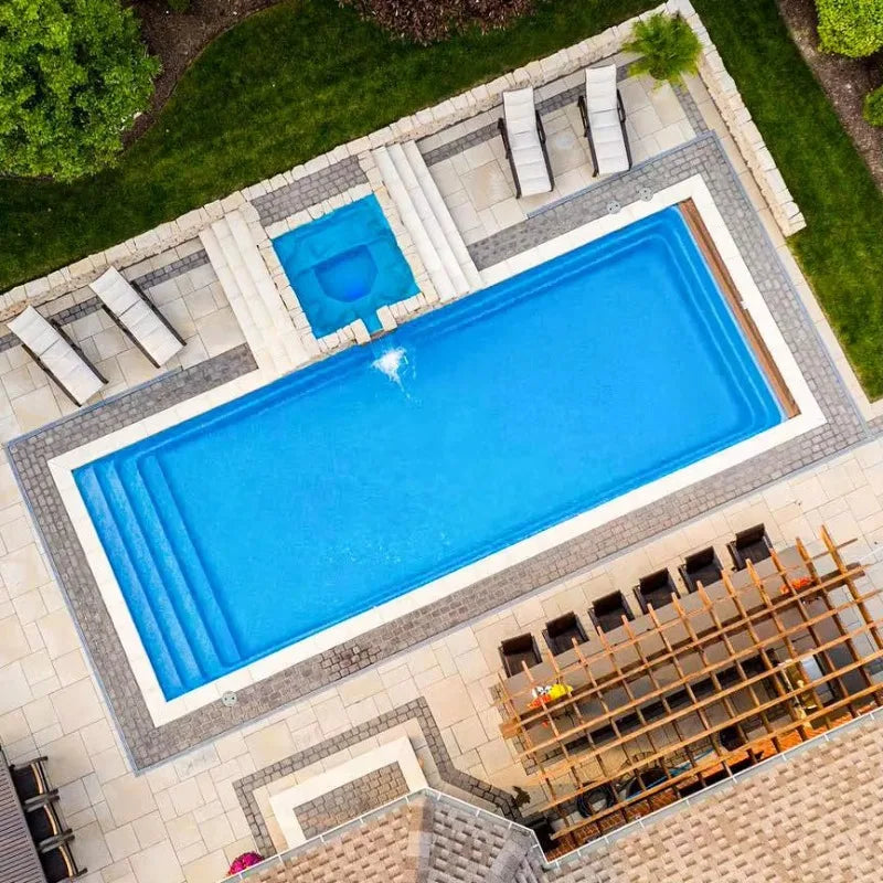 Customized pool Hotel Resort Family Home 8m 26ft 30ft Garden Large Inground Big Large Spa Prefab Swimming Pool Outdoor