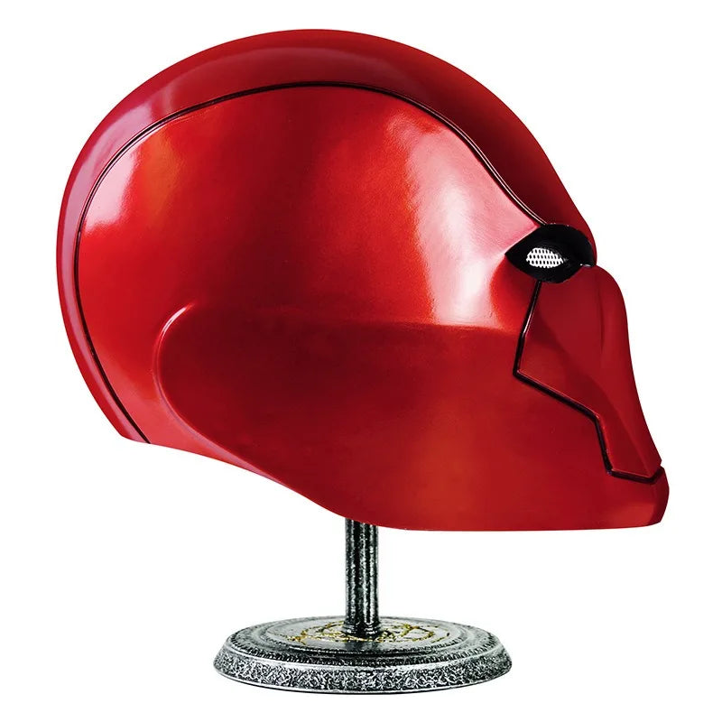 Red Hood Helmet Cosplay Superheroes Mask for Man Helmet Resin Halloween Masks Carnival Masquerade Costume for Adult Face Masks