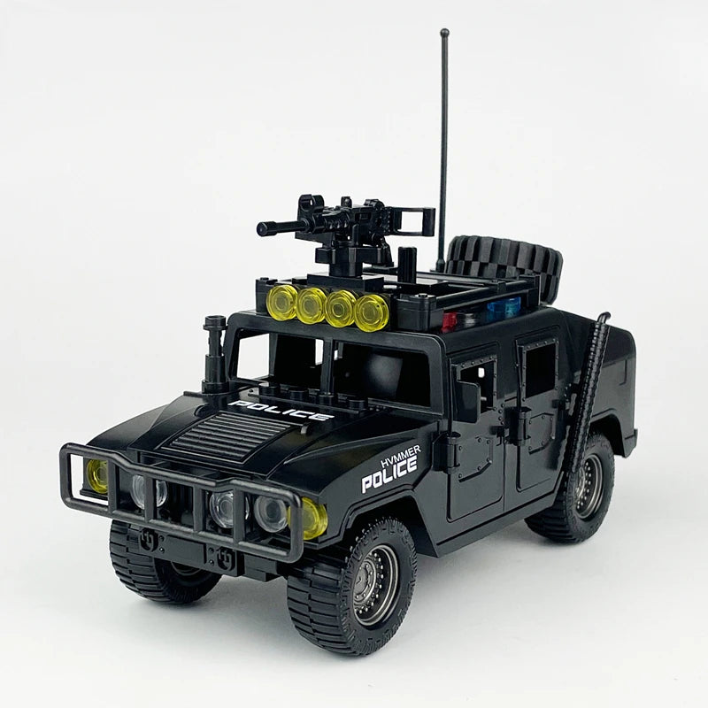 Militarys Riot Truck Helicopter Camouflage Commando Wranglers Car Off Roader Building Blocks Classic Model Sets Bricks Kids Kits