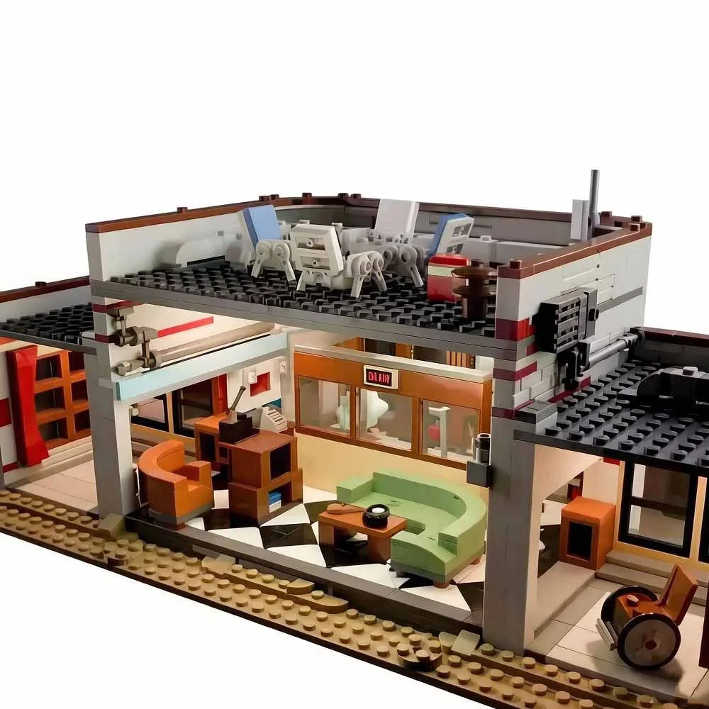 1309pcs MOC WSQK The Squawk Radio Model Stranger Horror TV Building Blocks Assembly Bricks Gifts Toy Decoration Adults Collector