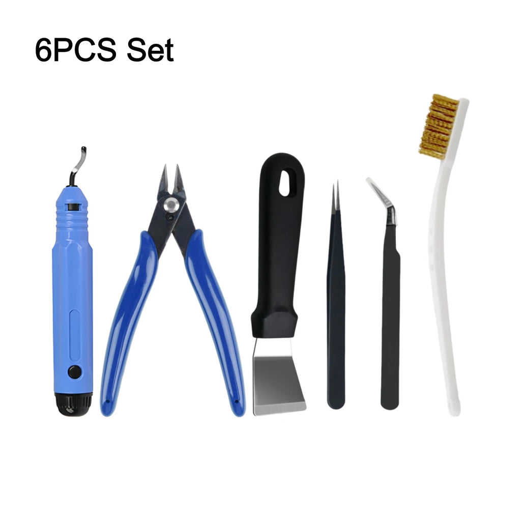 3D Printing Tools Various Types Tools Brush Tweezers Pliers Shovel Deburring Kits Universal 3D Printer Tools