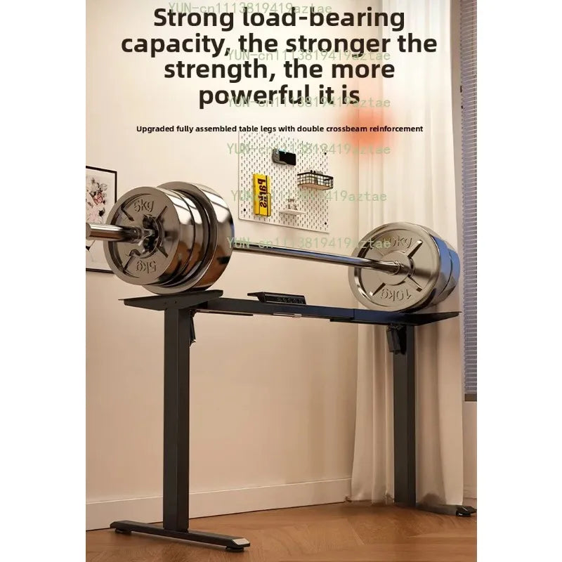 Dual Motor Smart Electric Height Adjustable Desk Leg Frame, Ergonomic Lifting Table Support Bracket, DIY Standing Desk Base