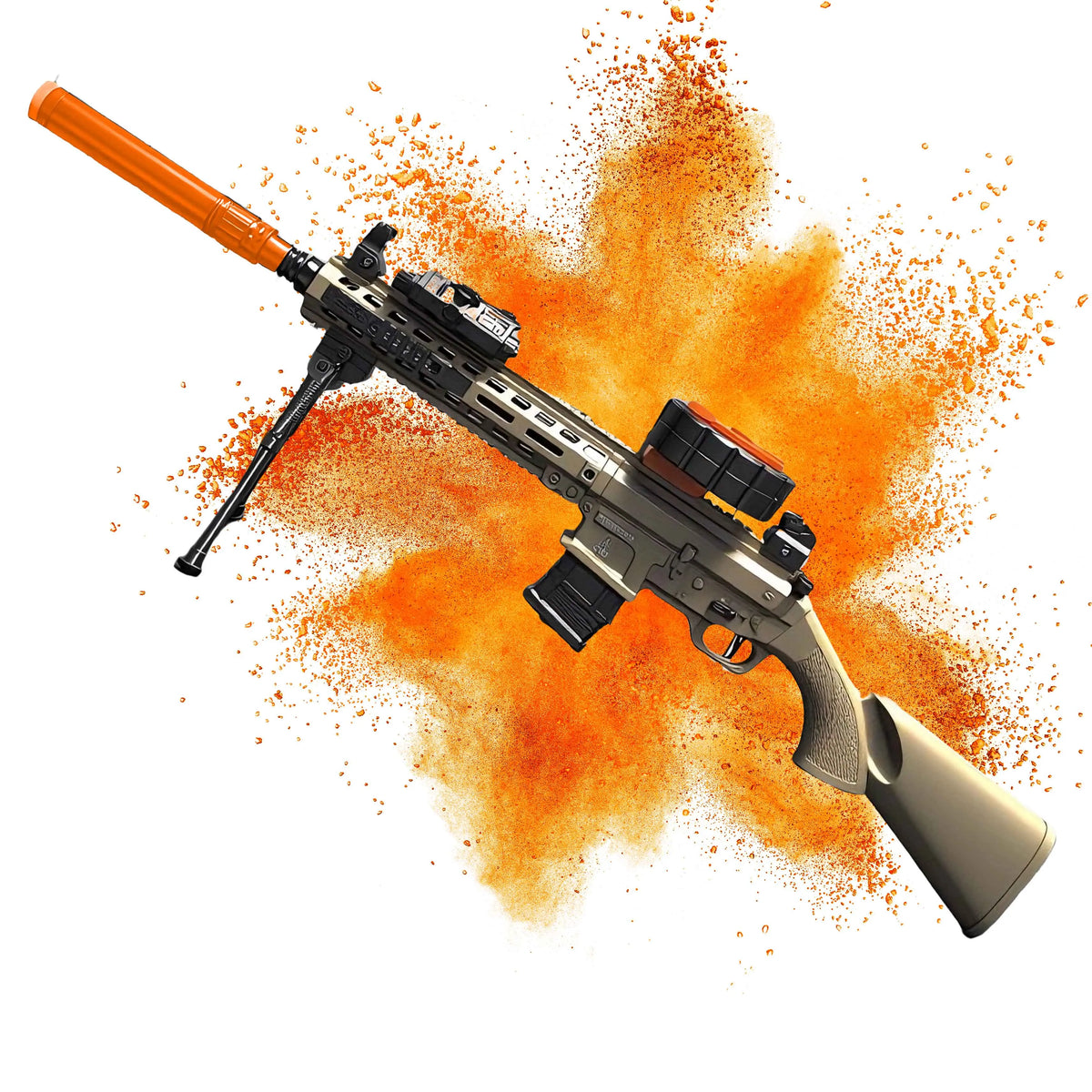 SCR Gel Water Ball Blaster，for Outdoor Activities Game Party.2MODE:Hand Movement And Electric Full Auto(without water beads)