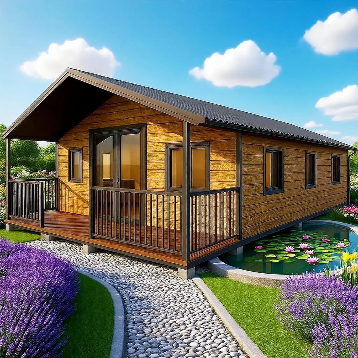 20Ft Container House Luxury Comfort Villa Prefabricated House Prefab Home Movable Modular Prefab Home Detachable Container House