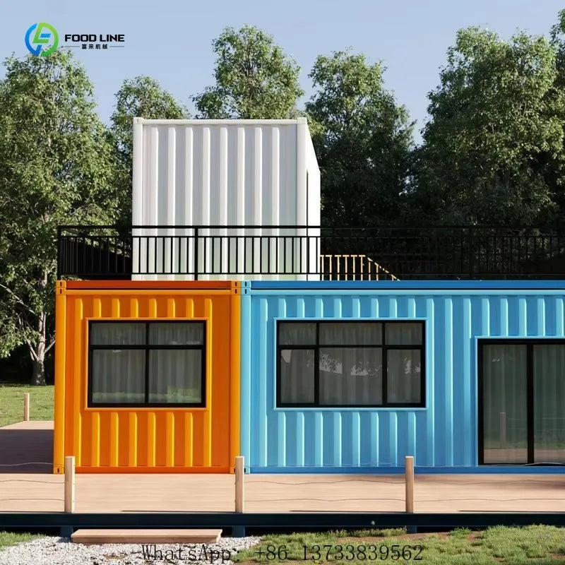 Customized Outdoor Kitchen Commercial Container Restaurant with Kitchen Transportable Container Store for Business Operations