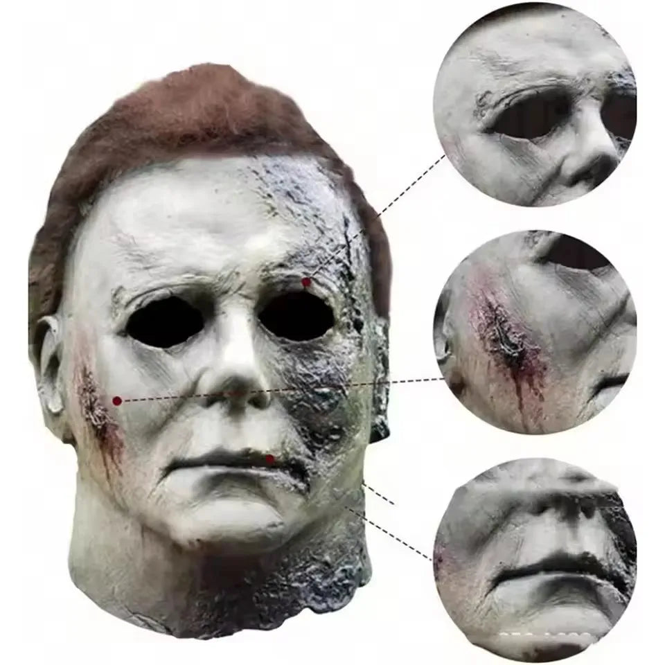 Costume Mask Horror Michael Myers Mask Realistic Creative Killer Mask Latex Halloween Masks Cosplay