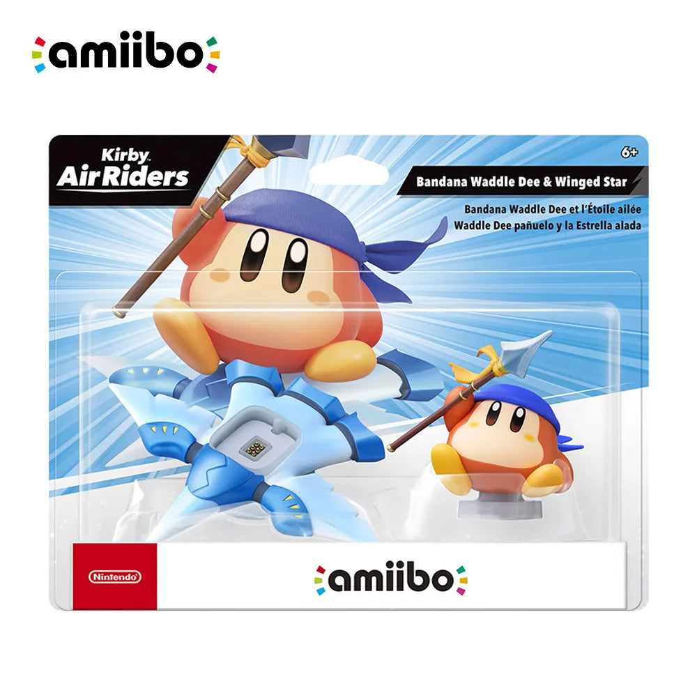 Nintendo Switch Amiibo Figure - Kirby & Starship/Headband Waddle Dee & Wing Star - for Switch Game Console Game Interaction Mode