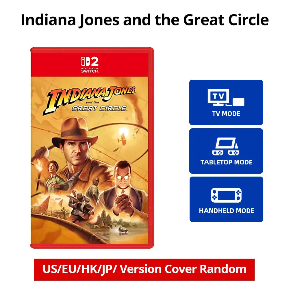 Nintendo Switch 2 Game Deals - Indiana Jones and the Great Circle -  Games Adventure Action and RPG Genre Switch 2 Edition