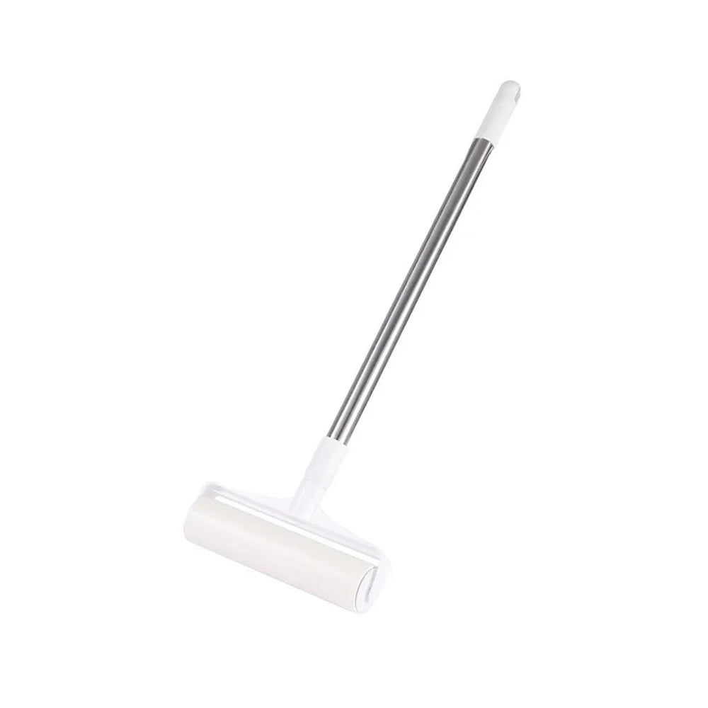 Tearable Long Handle Lint Roller Brush Telescopic 19/24cm Pet Hair Remover Roller Mop For Home Bedroom Car Seats