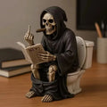 New Middle Finger Toilet Death God Statue Resin Craft Ornament Halloween Decoration Gift Small Gift